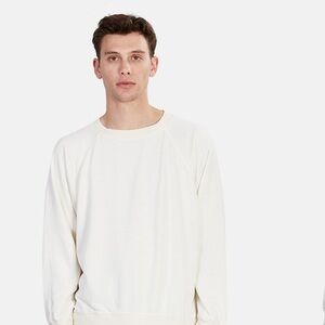 Jungmaven Bonfire Raglan Off-White Sweatshirt
